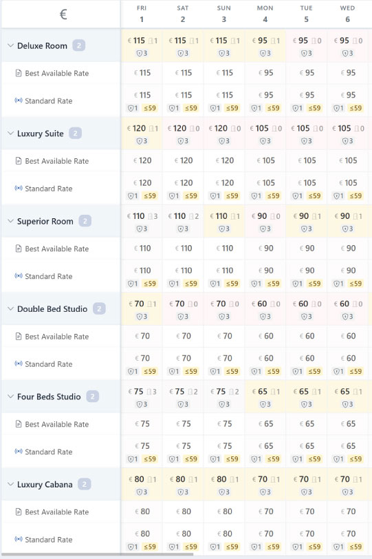 Roomzy Calendar View